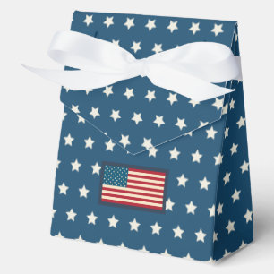 Ballotins Boîtes à faveur des étoiles patriotiques