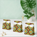 Ballotins Boîtes à Faveurs Rayées Colorées | Multicolores<br><div class="desc">Boîtes à faveurs rayées colorées | Emballage de cadeaux de fête à motif diagonal multicolore</div>