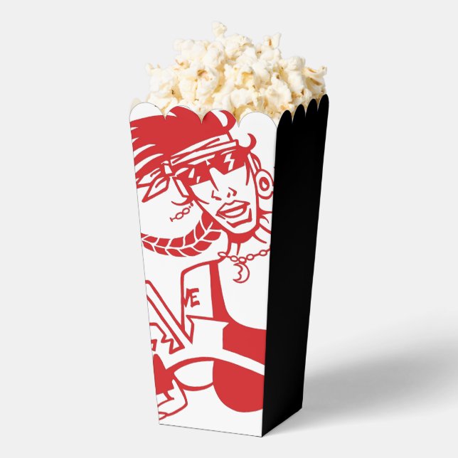Ballotins Boîtes à pop-corn blanc blanc (Sauté)