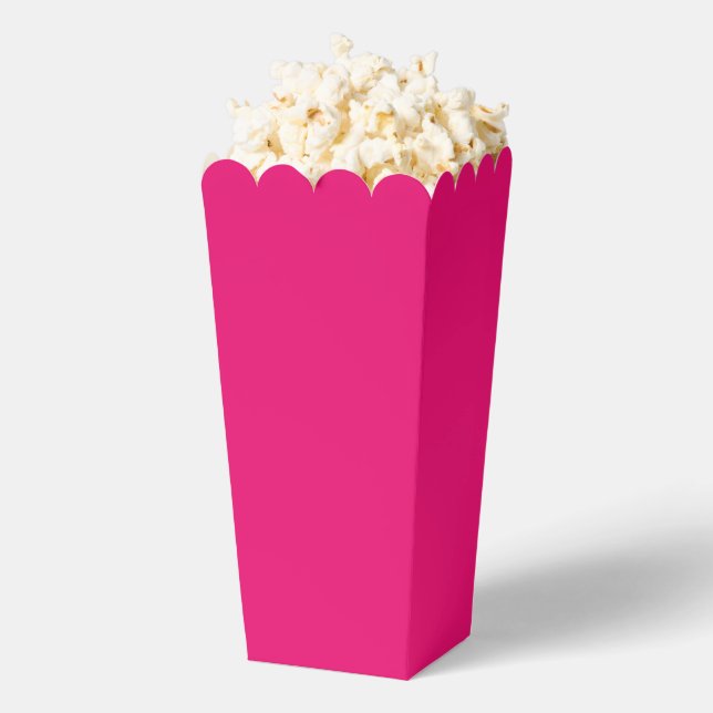 Ballotins Boîtes à pop corn fuchsia rose chaud (Sauté)