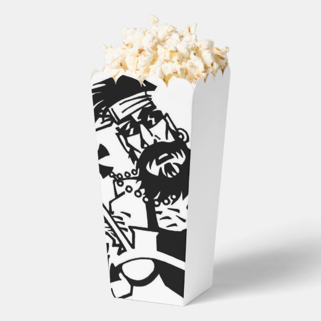 Ballotins Boîtes à pop-corn noir (Sauté)