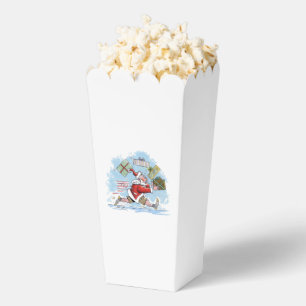 Ballotins Boîtes à pop corn non préparées père Noël