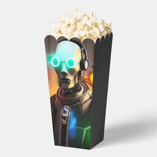 Ballotins Boîtes à pop-corn Robot 2 (Sauté)
