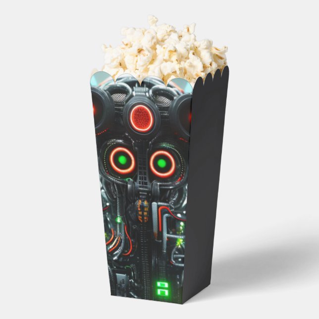 Ballotins Boîtes à pop-corn Robot 3 (Sauté)