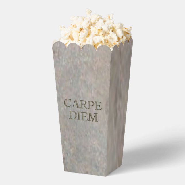 Ballotins Boîtes à popcorn Carpe Diem Stone (Sauté)