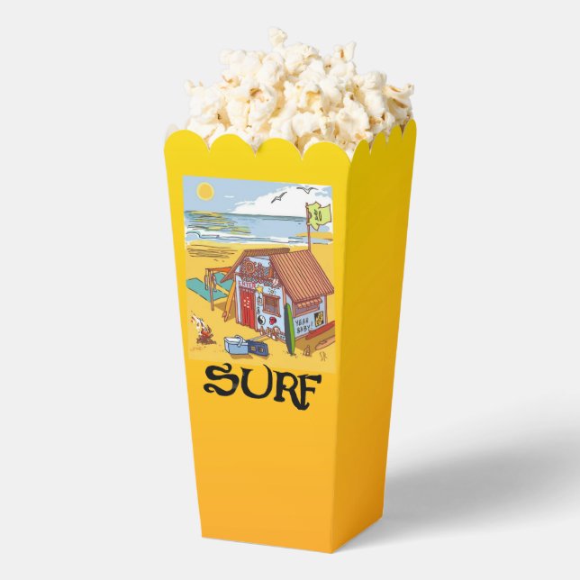Ballotins Boîtes à popcorn Steamys Surf Shack (Sauté)