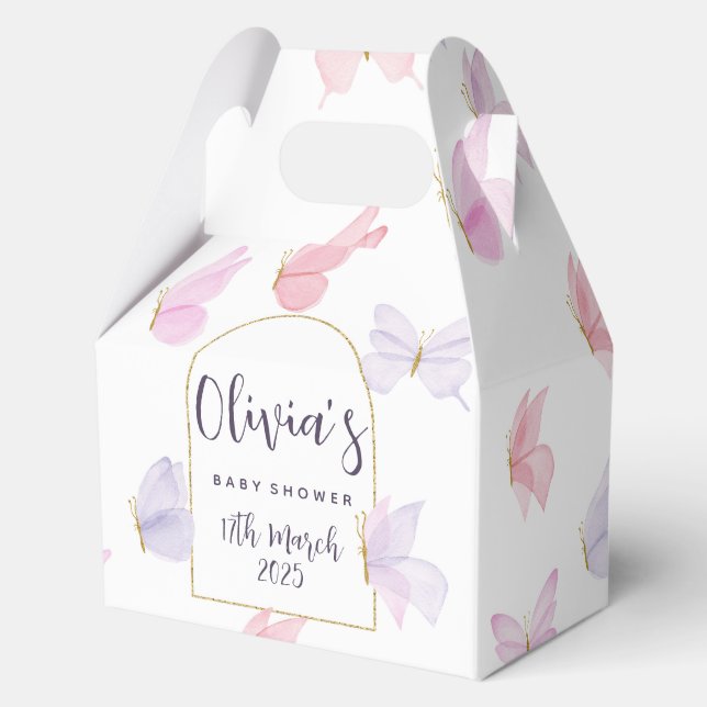 Ballotins Boîtes à thème papillon (Recto)