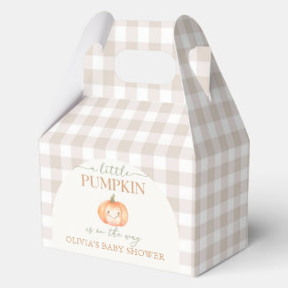 Ballotins Boîtes de cadeaux pour Baby Shower Citrouille en r