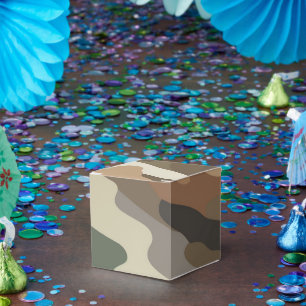 Ballotins Boîtes de Faveur Classiques à Motif de Camouflage 