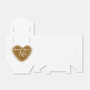 Ballotins Boîtes de faveur de coeur de déversement de paille
