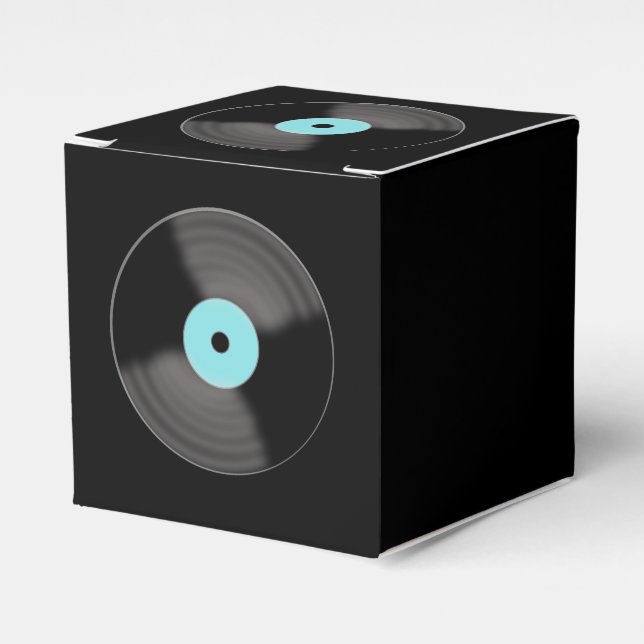 Ballotins Boîtes de faveur de disque vinyle (Verso)
