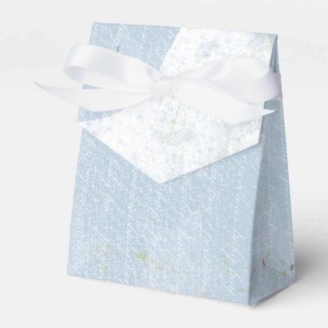 Ballotins Boîtes de faveur de douche Bébé Garçon Bleu (Verso)