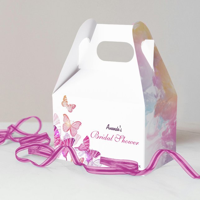 Ballotins Boîtes de Faveur de Mariage Papillons Violets (Créateur téléchargé)