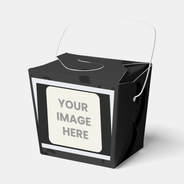 Ballotins Boîtes de faveur de photo | Emballage personnalisé (Verso)