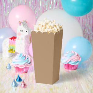 Ballotins Boîtes de faveur marron en papier – Style Popcorn