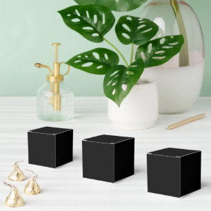 Ballotins Boîtes de Faveur Personnalisées Noires – Style Cla