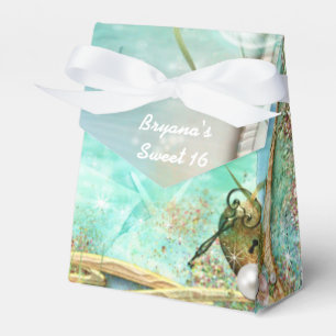 Ballotins Boîtes de faveur tropicales de plage de mer enchan