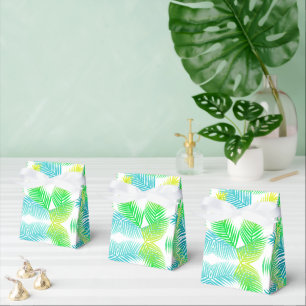 Ballotins Boîtes de Faveurs à Motif de Feuilles de Palmier –