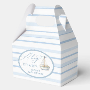 Ballotins Boîtes de faveurs de baby shower nautique C'est un