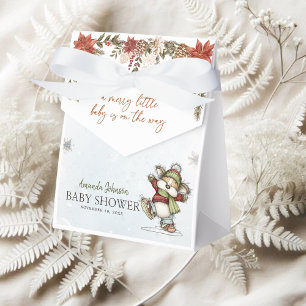 Ballotins Boîtes de Faveurs de Baby Shower Souris de Patinag