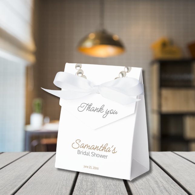 Ballotins Boîtes de faveurs de collier de perles élégantes p (Créateur téléchargé)