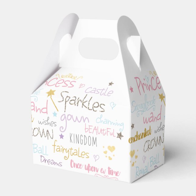 Ballotins Boîtes de faveurs de fête d'anniversaire mignonnes (Verso)