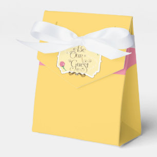 Ballotins Boîtes de faveurs de fête d'anniversaire Rose rose