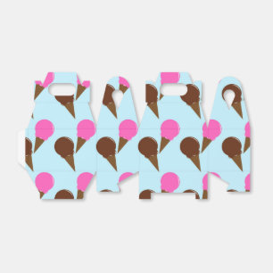 Ballotins Boîtes de faveurs de fête de glace au chocolat et