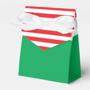 Ballotins Boîtes de faveurs de fête de Noël Rouge Blanc Vert