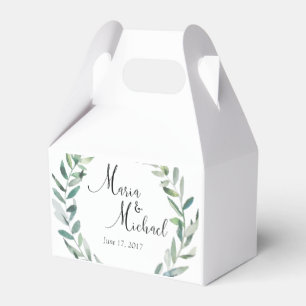 Ballotins Boîtes de Faveurs de Mariage de Verdure