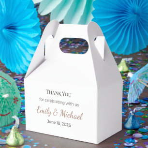 Ballotins Boîtes de faveurs de mariage Ensemble de cadeaux
