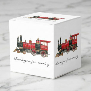 Ballotins Boîtes de faveurs de train vintage esthétiques