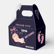 Boîtes de faveurs personnalisées pour Baby Shower