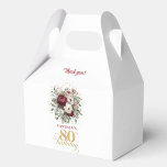 Ballotins Boîtes de Faveurs pour 80e Anniversaire Burgundy B<br><div class="desc">✅ Pour rechercher des articles correspondants 42-80 dans mes collections ✅</div>