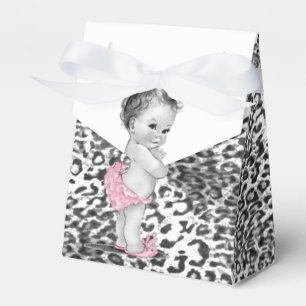 Ballotins Boîtes de faveurs pour Baby Shower Snow Leopard