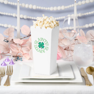 Ballotins Boîtes de pop-corn blanc Slainte