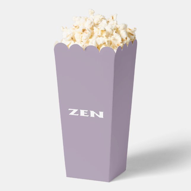 Ballotins Boîtes de pop-corn gris blanc zen (Sauté)