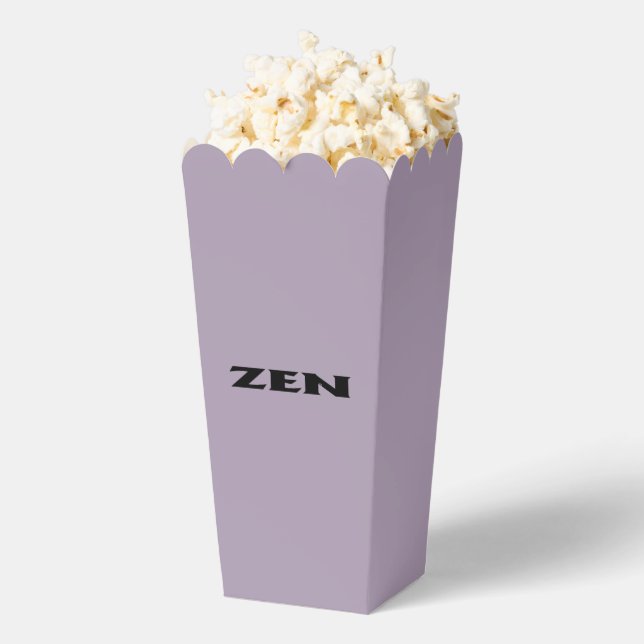 Ballotins Boîtes de pop-corn noir zen (Sauté)