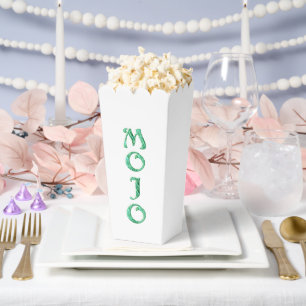 Ballotins Boîtes de pop-corn vert mojo