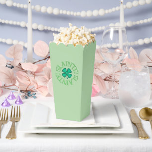 Ballotins boîtes de pop-corn vert Slainte