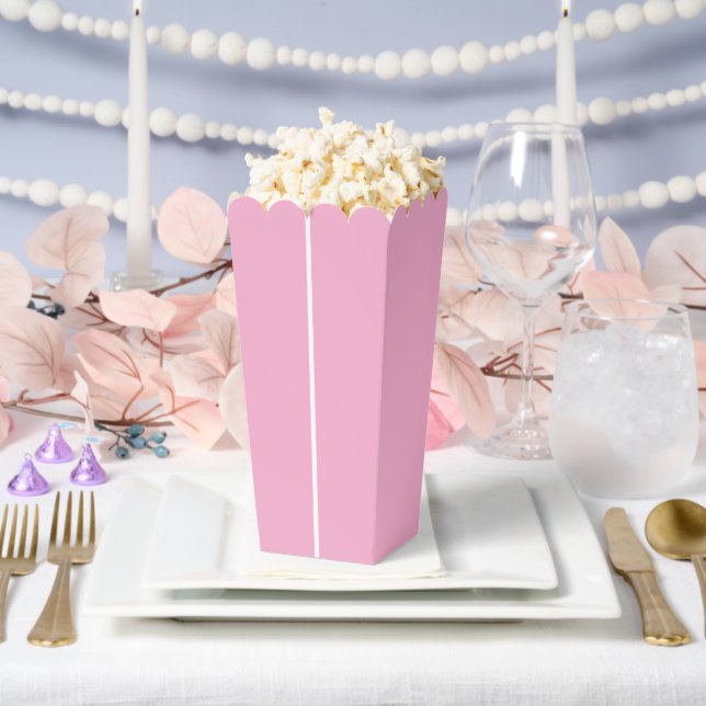 Ballotins Boîtes de Popcorn Milkshake aux Fraises  (Mariage)