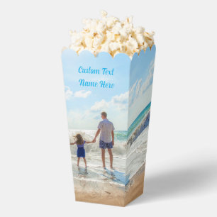 Ballotins Boîtes de Popcorn Personnalisées avec Votre Photo