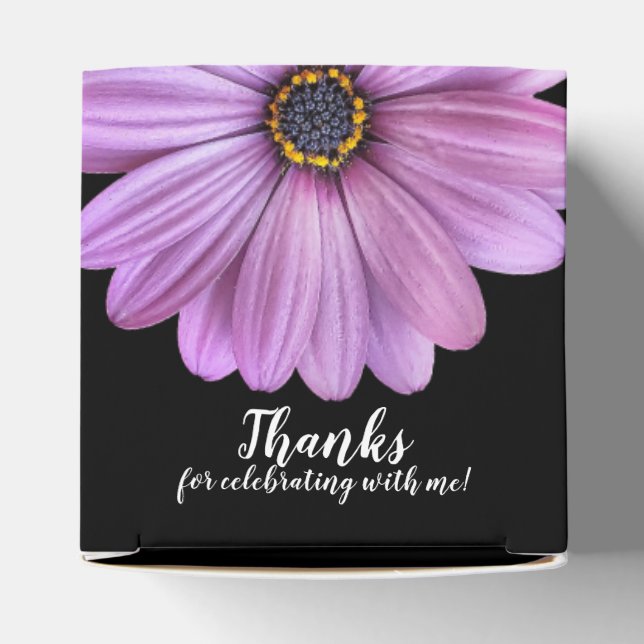 Ballotins Boîtes Favoris Purple Daisy 2" (Haut)