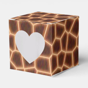 Ballotins Boîtes orientées de cadeau de girafe