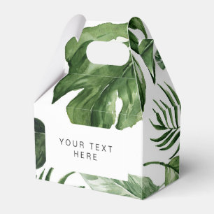 Ballotins Boîtes Tropical green feuille Party Favoriser