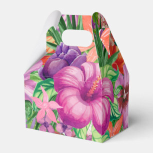 Ballotins Bold Tropical Hawaiian Flowers Motif