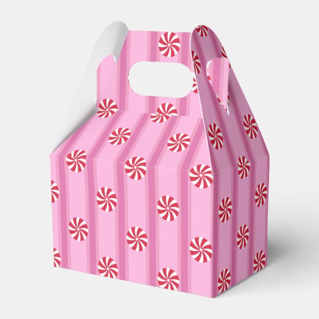 Ballotins Bonbon de Noël rose menthe Fun and Fancy (Verso)