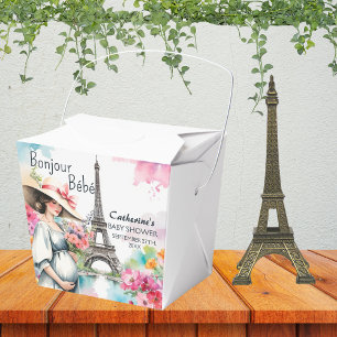 Ballotins Bonjour Bebe Floral Tour Eiffel Baby shower Paris