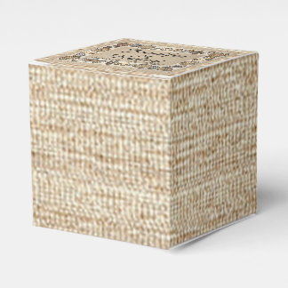 Ballotins Bordure de coquillage sur Mariage de poids Brown