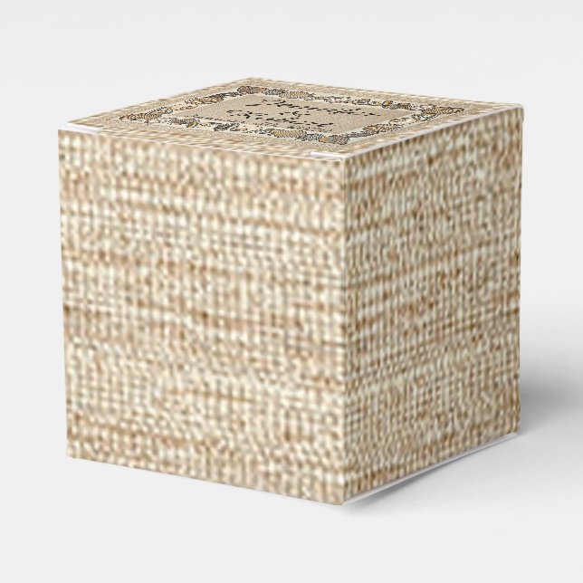 Ballotins Bordure de coquillage sur Mariage de poids Brown (Verso)